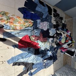 Yard Sale Clothes Children And Adult Selling All For 150$