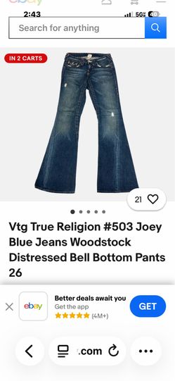 True religion bell bottoms
