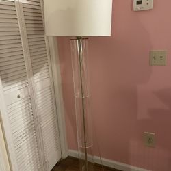 Floor Lamp With White Shade