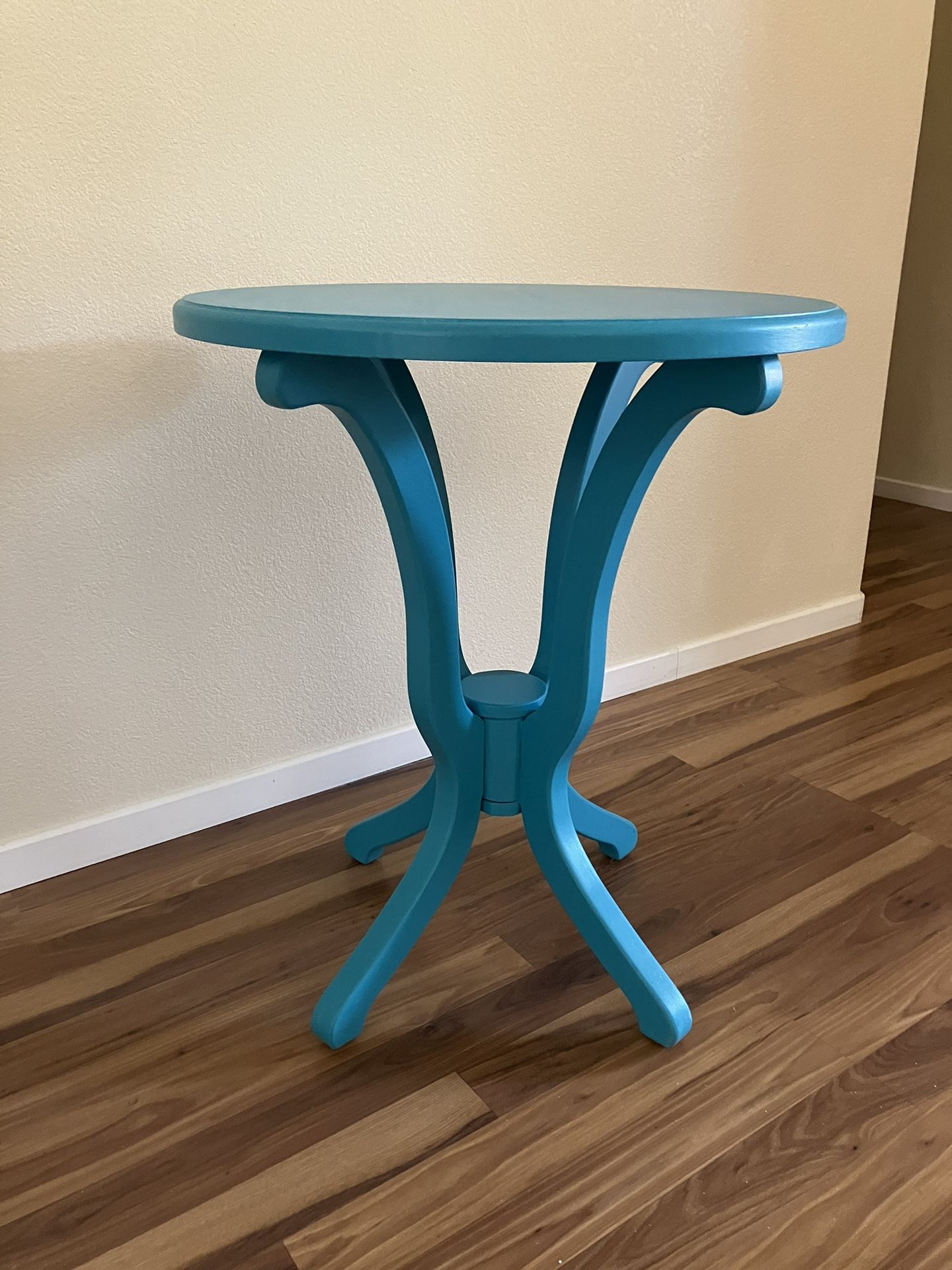 Beautiful Teal Side Table