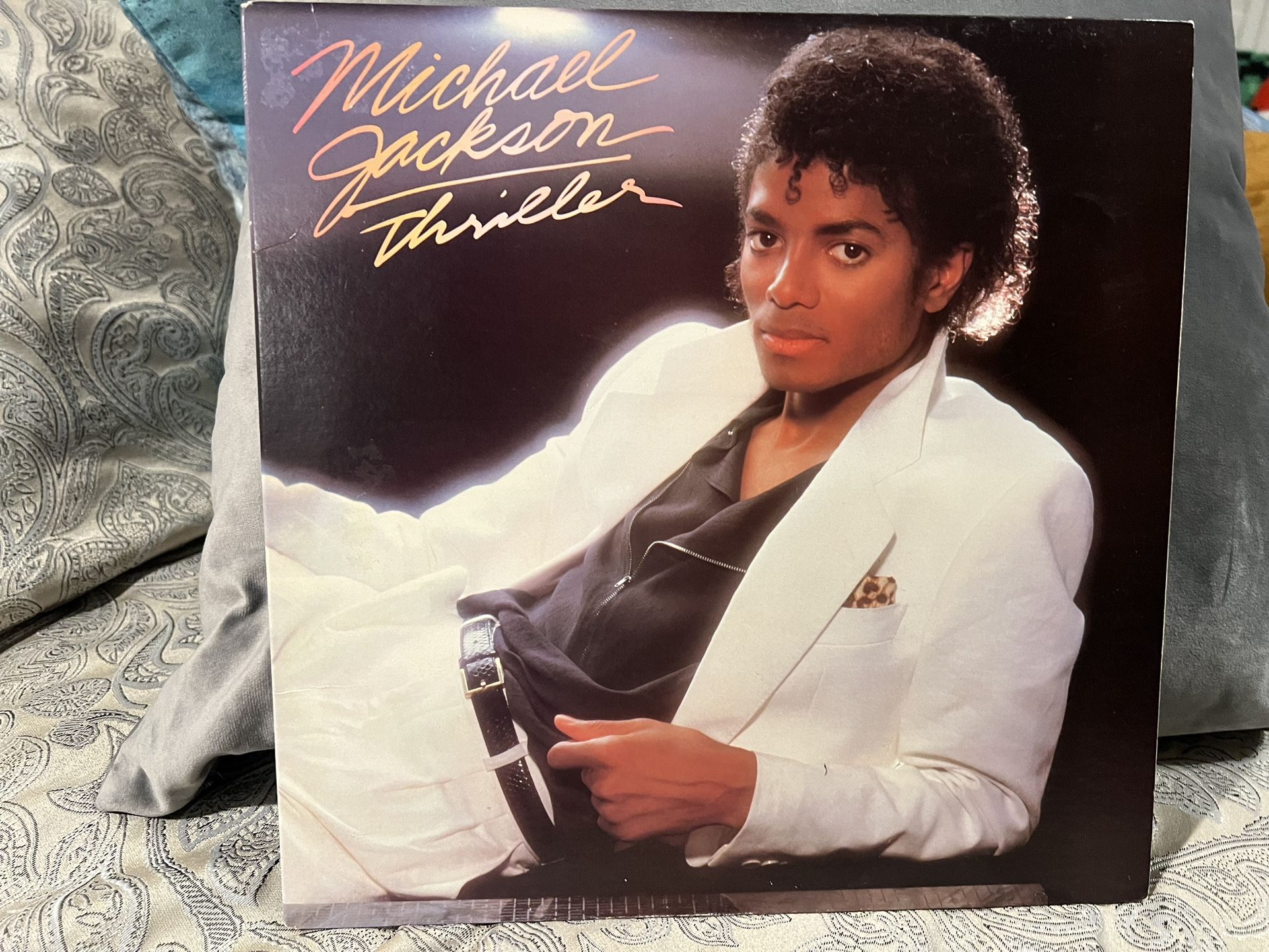 Original 1982 MICHAEL JACKSON THRILLER VINYL RECORD QE 38112 Error ...