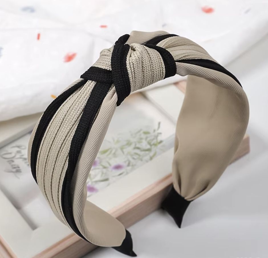 3 Pack Elegant Headband Knot Style 3 Colors $10