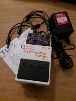 Boss TU-2 Chromatic Tuner Pedal + PSA-120T + Daisy Chain 8