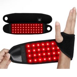 Red Light Therapy Near Infrared Light Therapy Wrap Belt for Body, Red Light Therapy for Neck with 48 Leds for Hands Wrist Wrap for Faster Recovery & P
