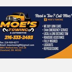 Need A TOW??? Call Moe!!!