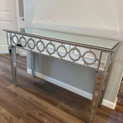 Z Gallerie  mirrored table