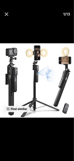 【DealsForYouDays】K&F CONCEPT 71in 360° Rotatable Face Tracking Selfie Stick Tripod - Portable Phone Mobile Accessory, Bluetooth Remote, Stabilizer Gim