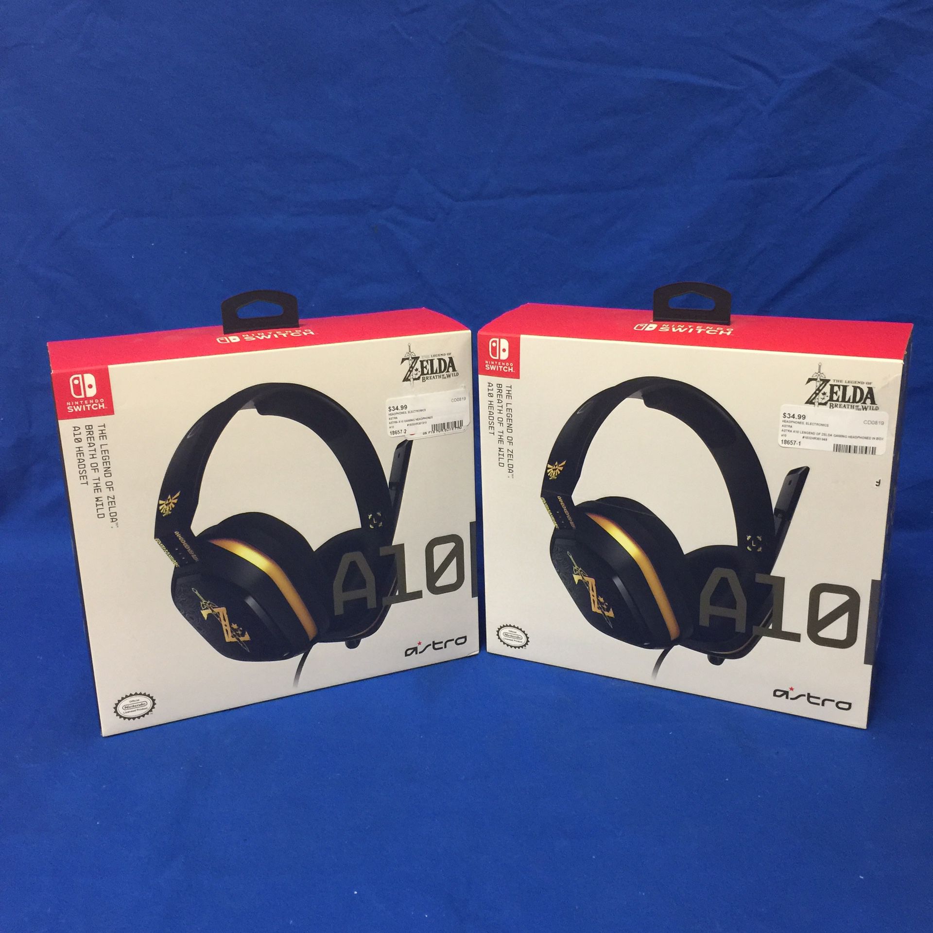 Astro The Legend of Zelda: Breath of the Wild Edition Wired Gaming Headphones for Nintendo Switch | PRICE IS FOR 1 (Model: A10)
