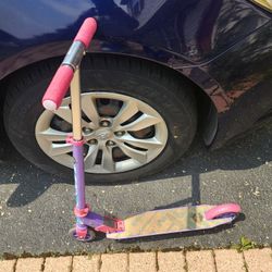 Kids’ Scooter – Pink & Purple – For Ages 5 to 8