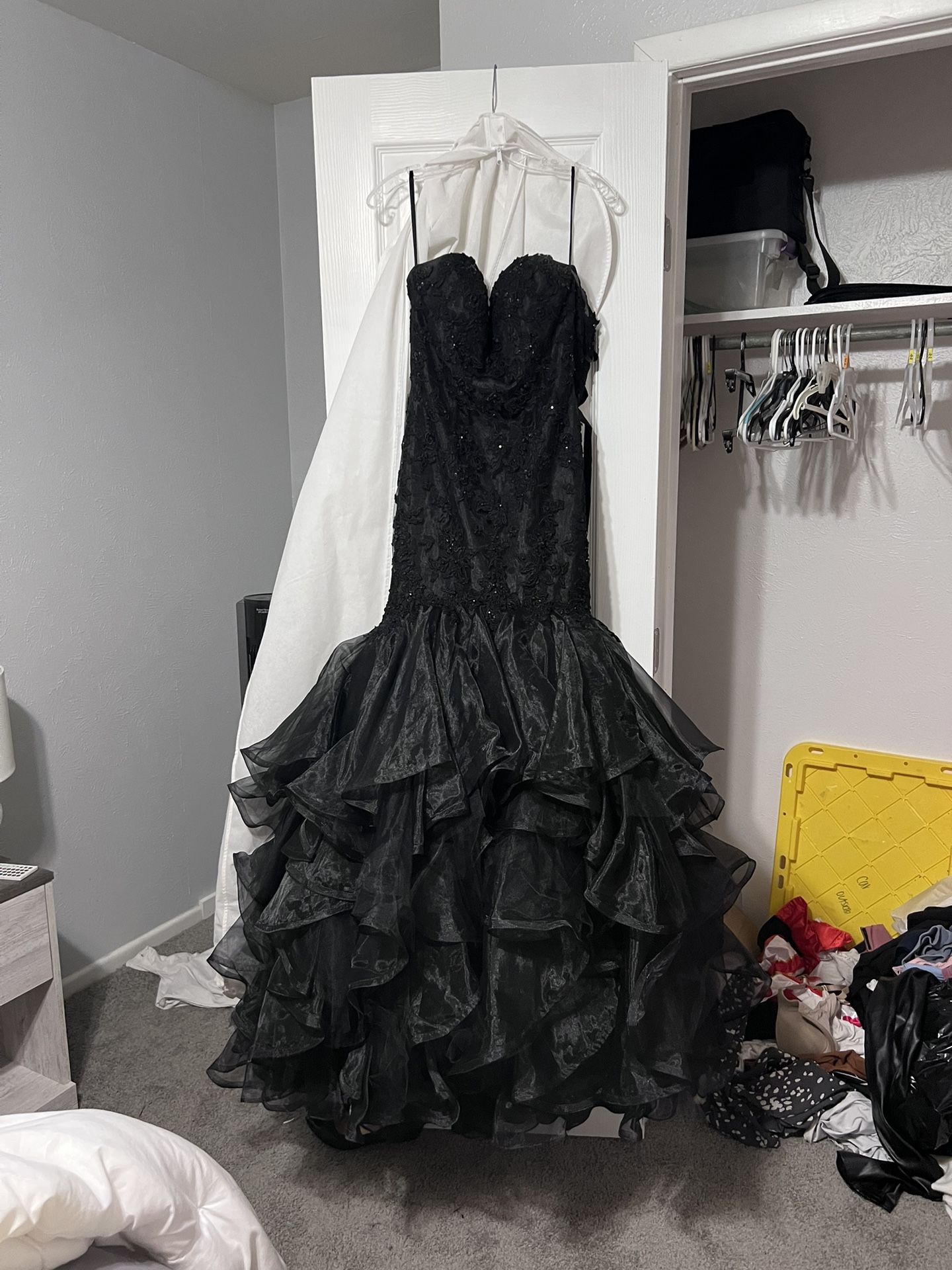 Strapless Corset Back Dress