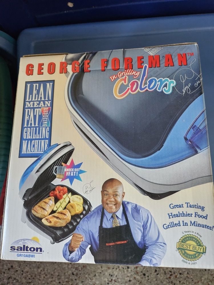George Forman In Grilling Colors Indoor Grill