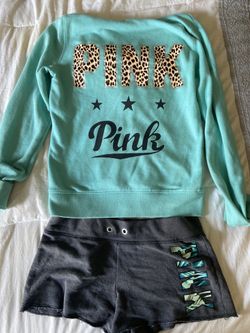 Victoria Secret PINK hoodie and short set