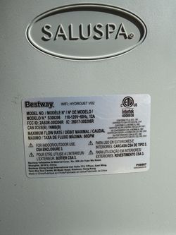 Bestway SaluSpa HydroJet Wi-Fi Hot Tub Heater Pump