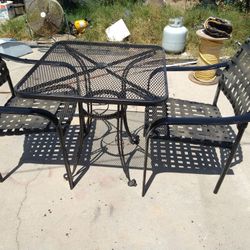 Metal Patio Set
