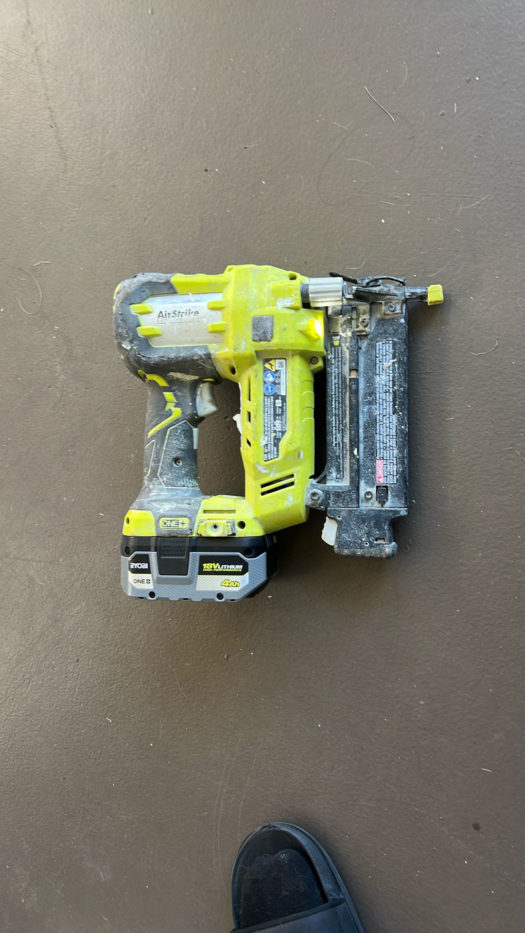 Ryobi 18-Gauge Brad Nailer.