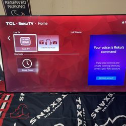 55 Inch TCL ROKU TV