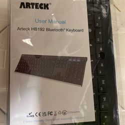 ARTEK HB 192 BLUETOOTH KEYBOARD NEW