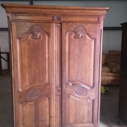 French Antique Armoire 80 Years Old $500