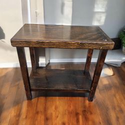 $15 for Brown Vintage 2-Tier Console Table - 26W x 14D x 44H