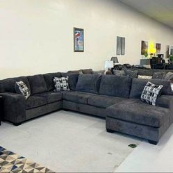 New Grey Sectional