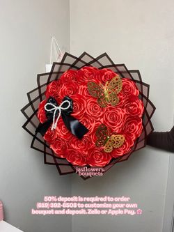 Red eternal bouquet