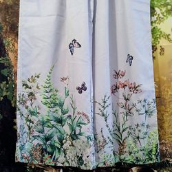 Green Floral Design Women's Casual Pant 
