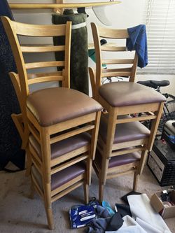 6 Restaurant Dining Chairs