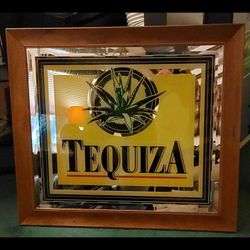 Vintage Beveled Tequiza bar sign 2.25×2.5 FT
