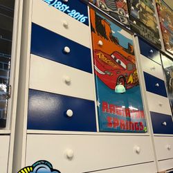 Cars Custom Wardrobe Dresser