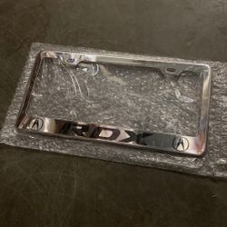 Acura RDX Metal License Plate Frame Brand new