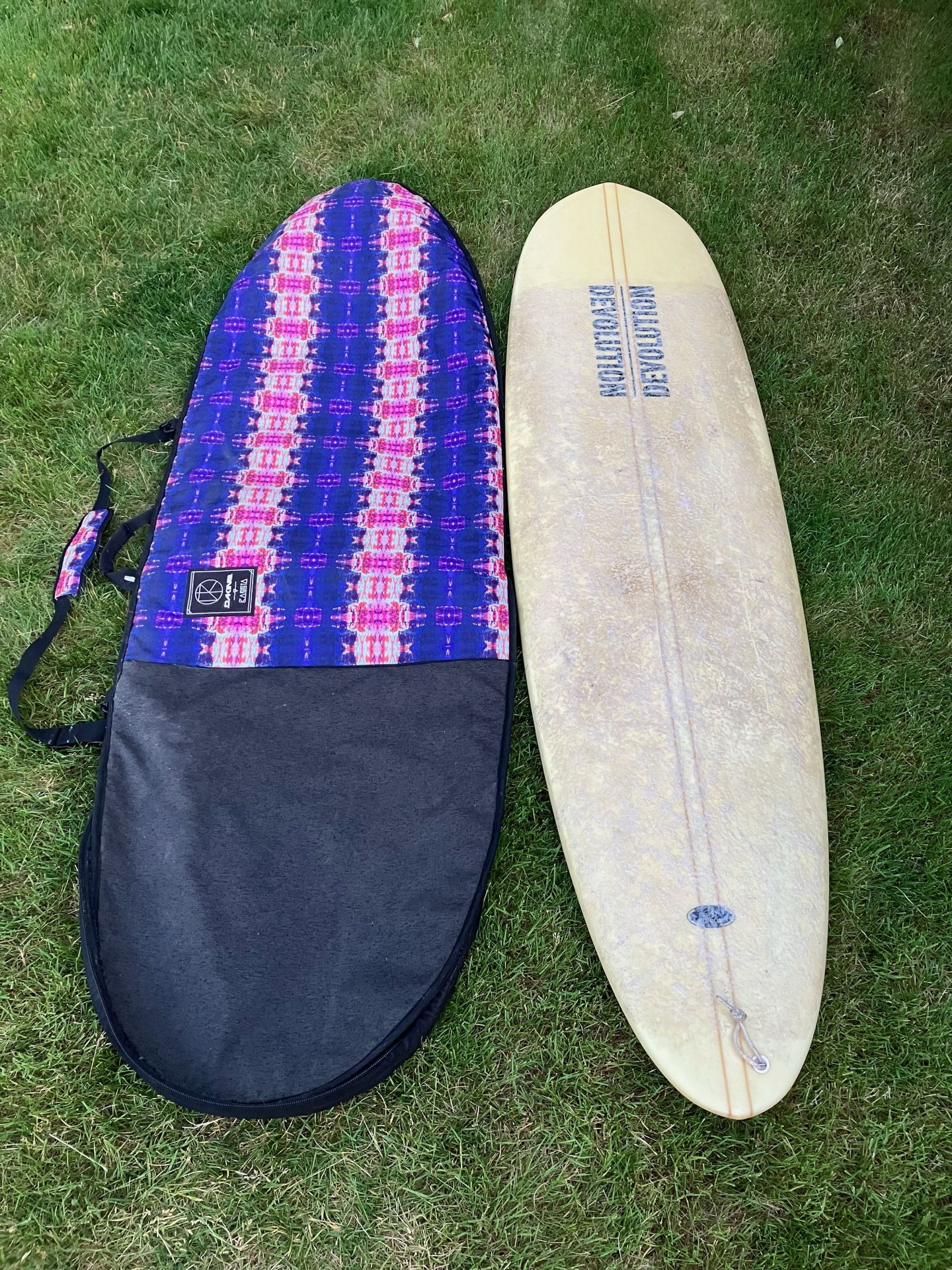 Surfboard with board bag