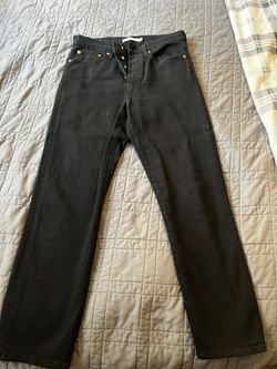 Levis Wedgie Straight Fit Black Jean