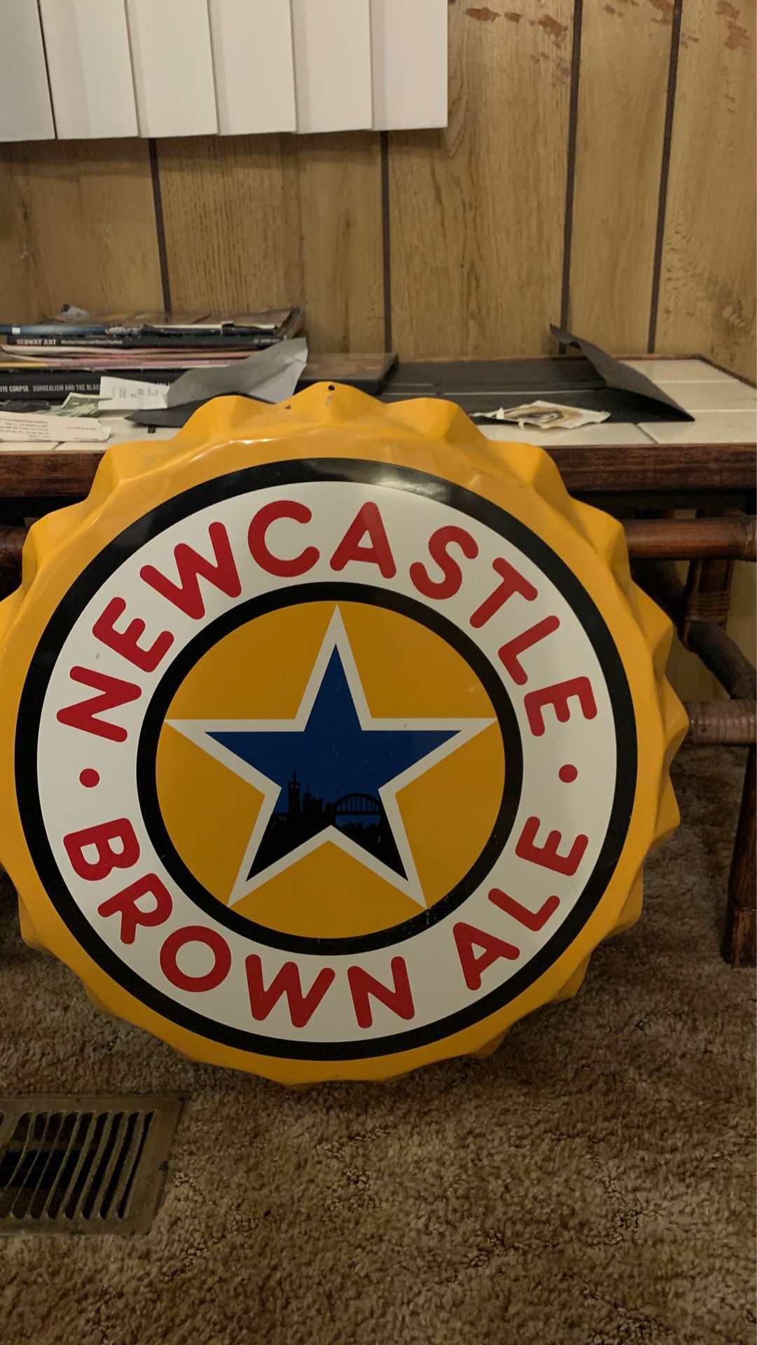 Newcastle bottle cap (big)