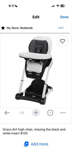 Graco 5 n 1 high chair