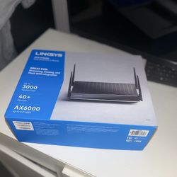 Linksys AX6000 Dual-Band Mesh Wi-Fi 6 Router - Black
