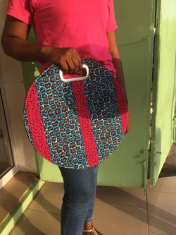 Ladies handmade African handbag