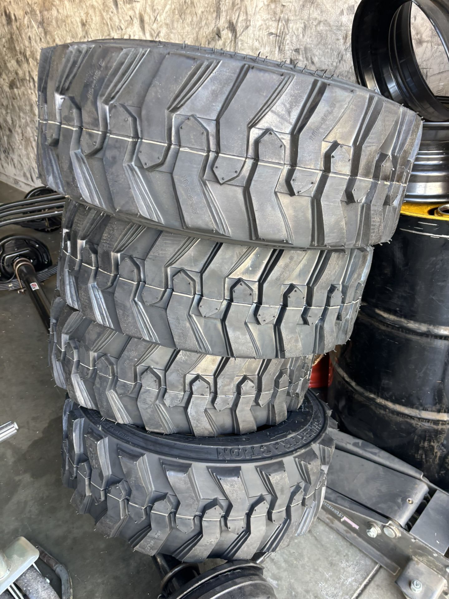 4 Bobcat Tires 10-16.5 $550