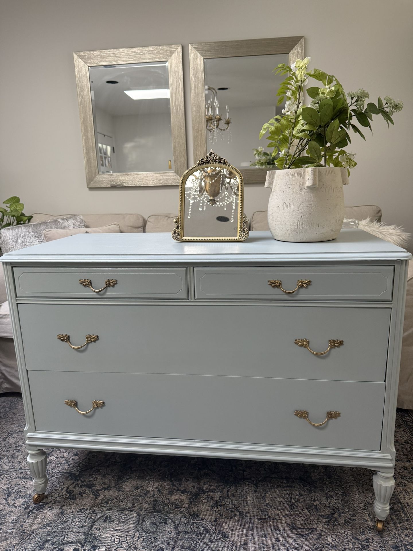 4 Dresser Drawer Solid Wood