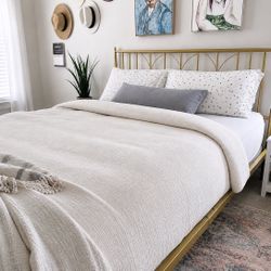 Gold Queen Bed Frame