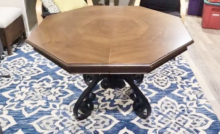 Octagonal Wood Dining Table - Will Deliver