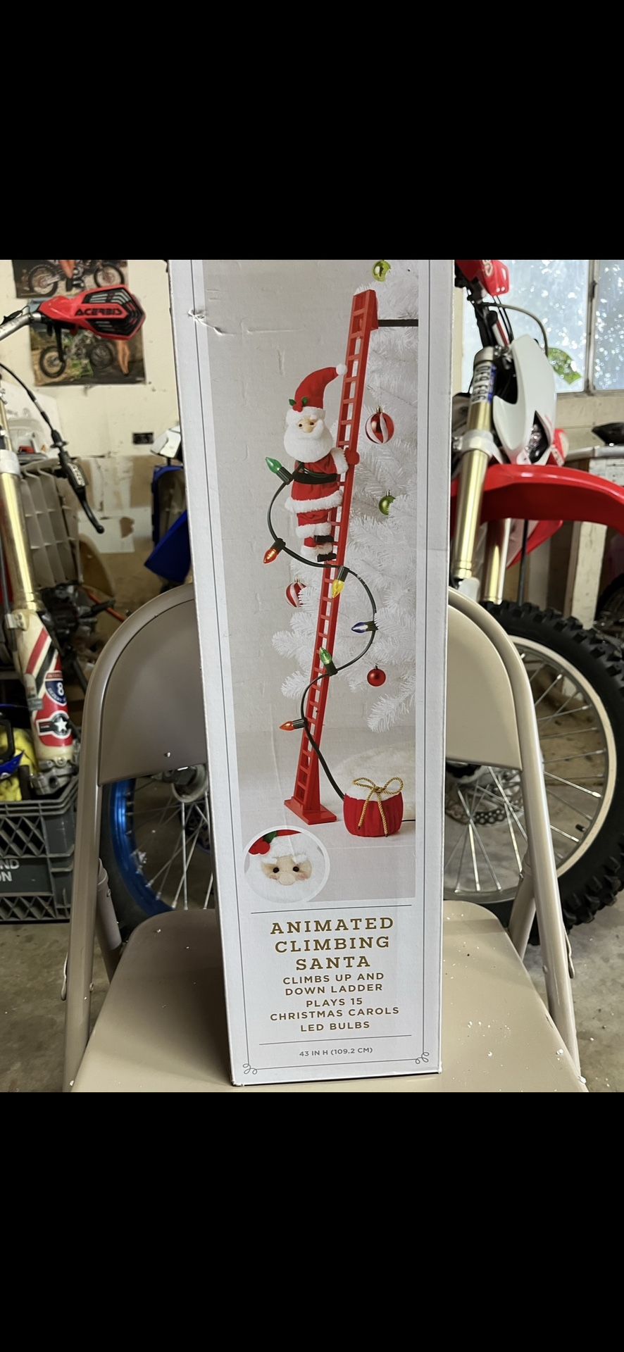 Climbing Santa