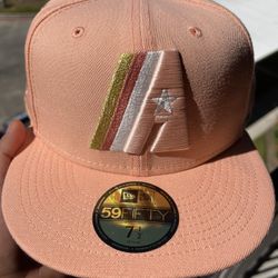 Houston Astros Rose Gold Collection sz 7 1/2