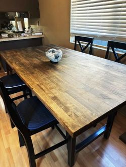 Modern Dinigin Tables made of Butcherblock