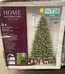 Model number 21LE31010 refers to the popular viral The Home Depot Decorators Collection 9ft Grand Duchess Twinkling Balsam Fir LED Pre-Li Artificial C