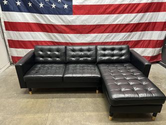 Free Delivery - MORABO Leather 2 Piece Sectional Couch 