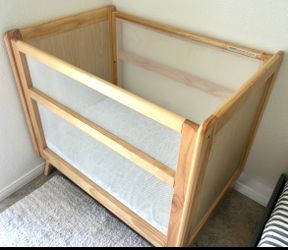 Baby Mesh Mini Crib with Mattress