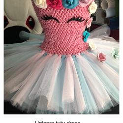 Unicorn Tutu Dress Ready Now