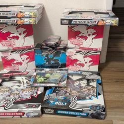 White Flare Etb, Tin, Poster And Binder Collection