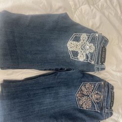 Women Jeans  LA Idol Usa   Size  9  $40 Each 