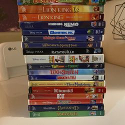 18 Assorted Kids Disney DVD’s 